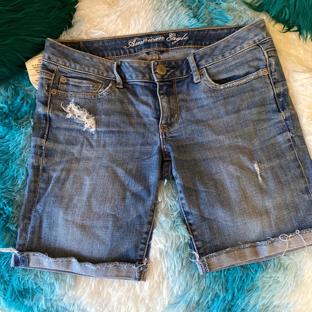 Denim shorts